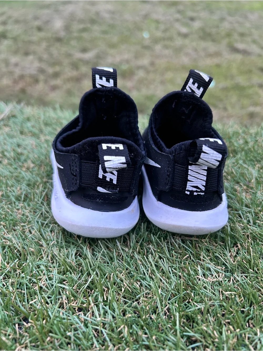 Nike Flex Shoes Runner Sneakers Infant Baby Slip On , Size 5c,AT4665-001 3C Blac